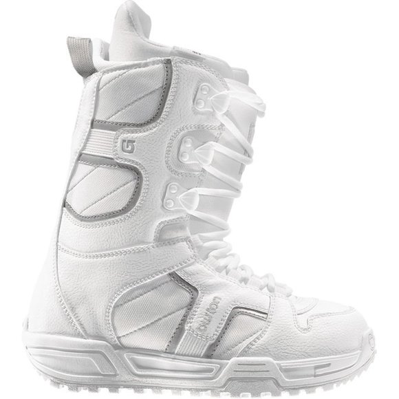 NEW! Burton Coco Womens Snowboard Boots! White Size 4 or 6 (Euro 34 or 36.5) - Picture 2 of 2